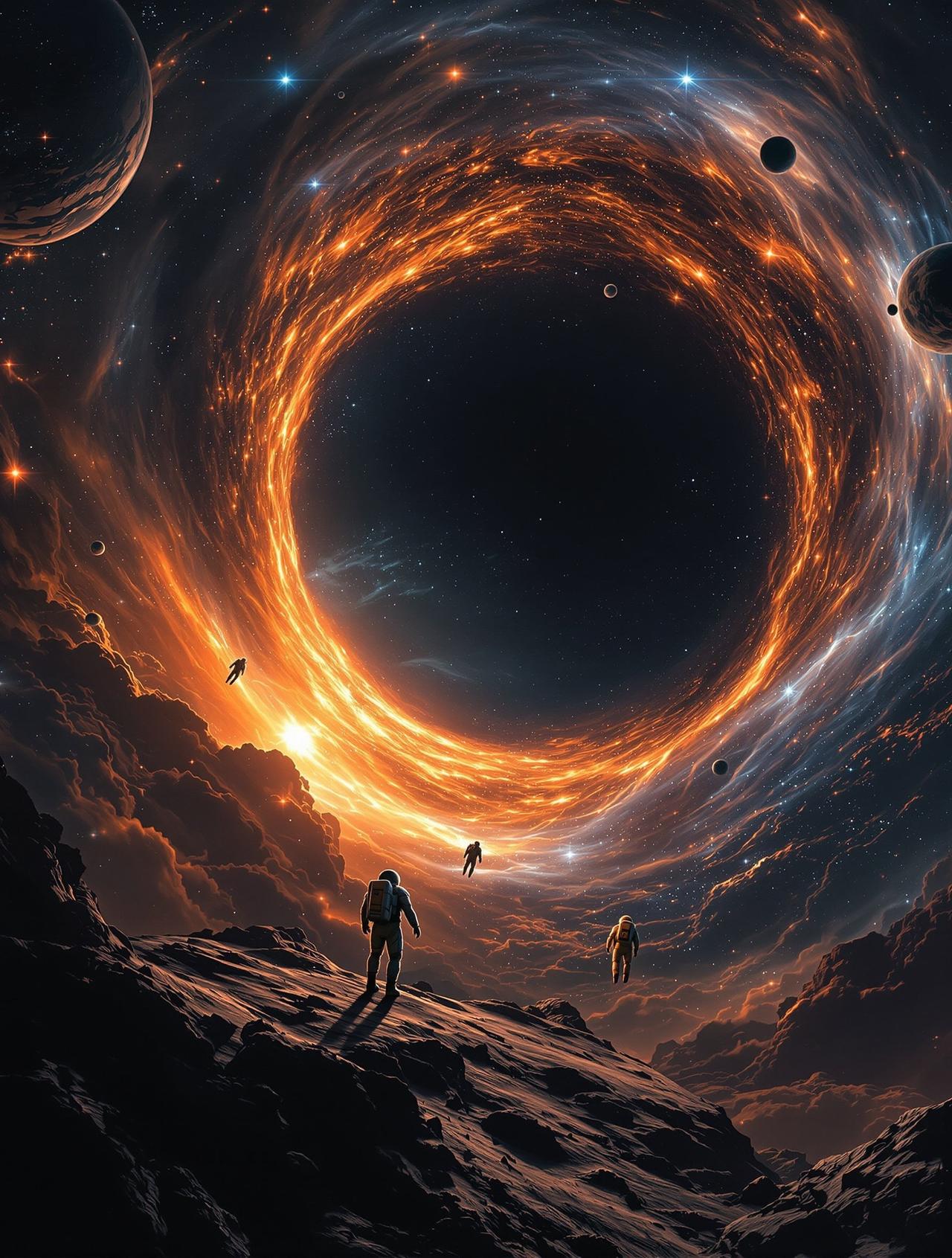 战地影院出品科幻电影《星辰大海》主视觉海报